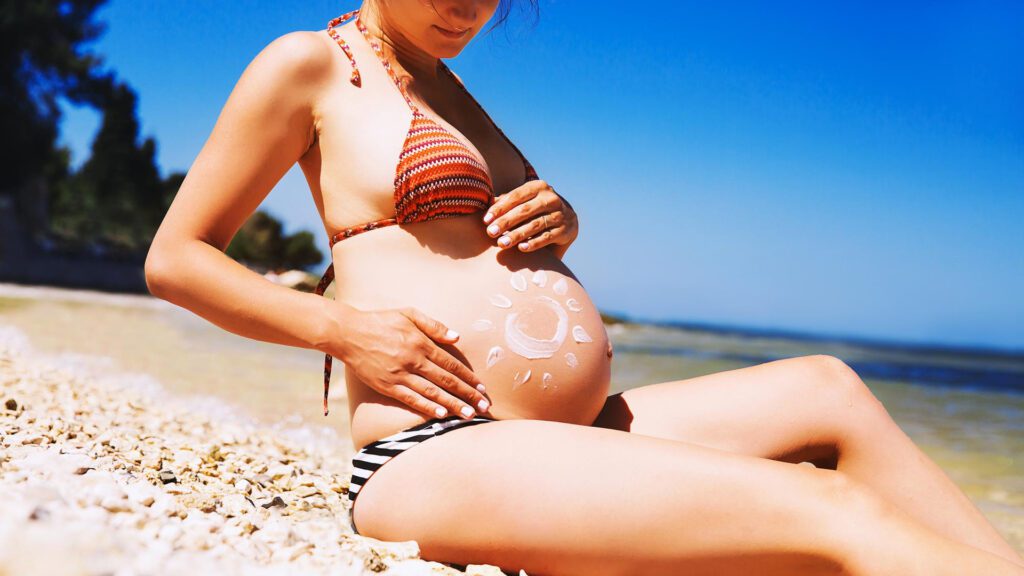 Using best quality spray tan while pregnant