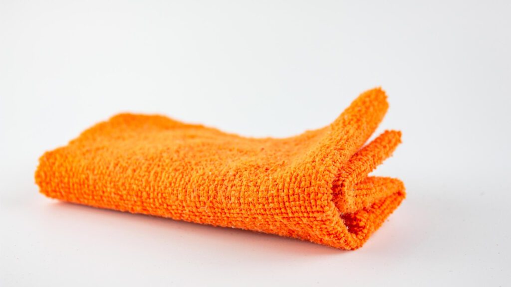 Fresh Towel for cleaning tanning bed