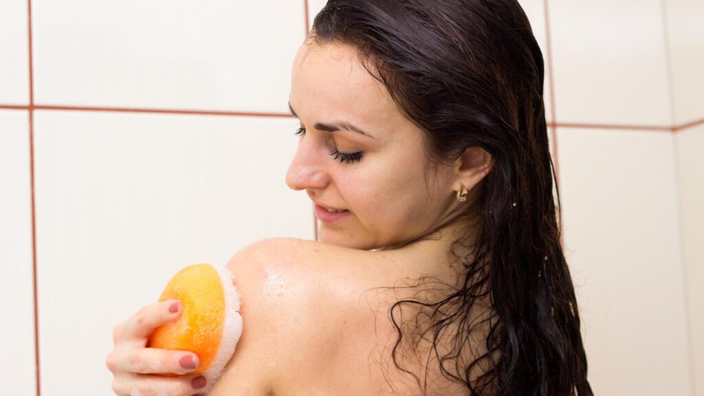 Shower 24 hours after using the tanning bed.